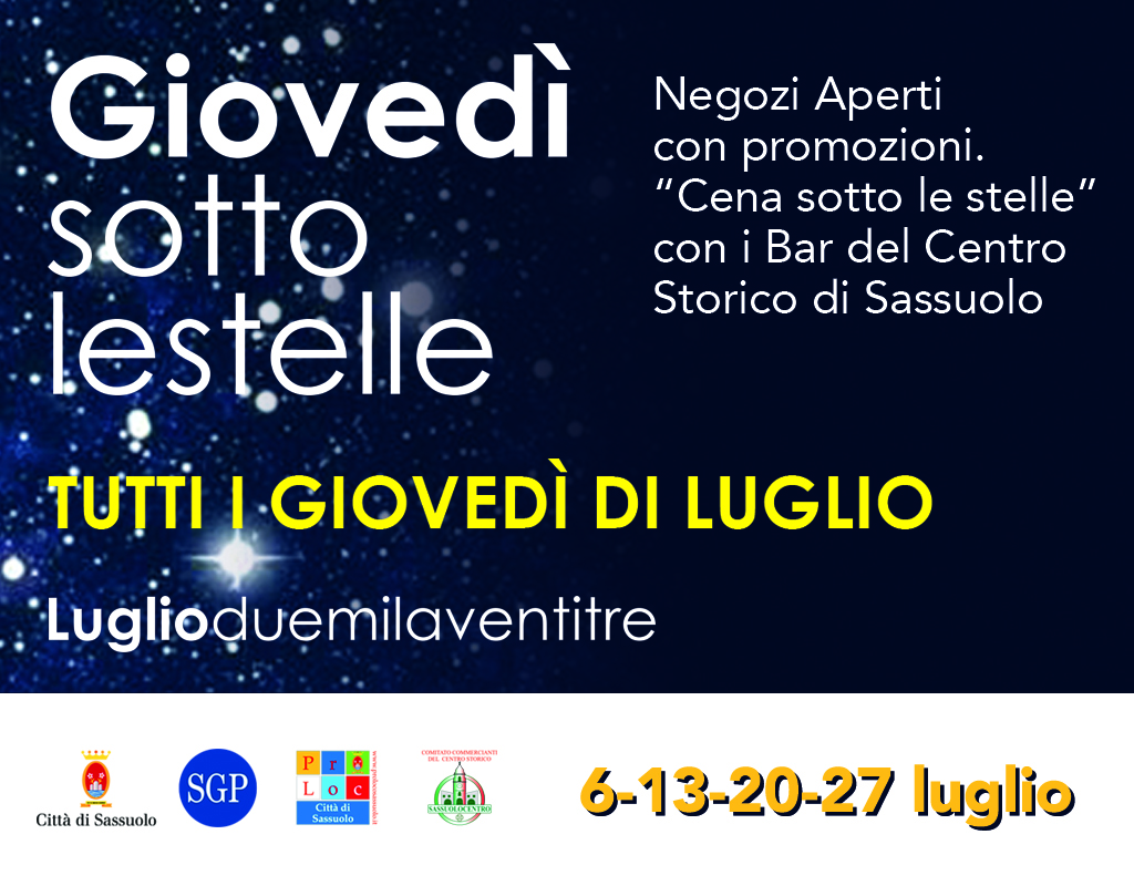 Giovedì sotto le Stelle 2023