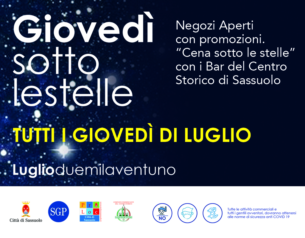 Giovedì sotto le Stelle 2021